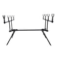 thumbnail image 1 of jinwen Fishing Rod Holder Folding Stable Multipurpose Portable Space Saving Support For 4 Rods, 1 of 9
