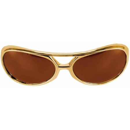 Gold Brown Glasses Rock & Roller Adult Halloween Accessory