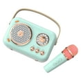 thumbnail image 3 of kusrkot Mini Speaker Practical Multipurpose Musical Toy with Microphone Karaoke Machine Green, 3 of 8