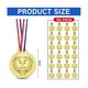 thumbnail image 3 of Medalla de oro plástica de 50 piezas para niños medallas de ganador de trofeo de 2,36 pulgadas para premios con cinta para el cuello Parti, 3 of 5