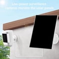 thumbnail image 4 of Cargador Solar de 3 W y 6 V con Montaje en Pared Ajustable de 360°, Celdas Solares, Micro-USB + Panel Solar para Cámara Tipo C., 4 of 5