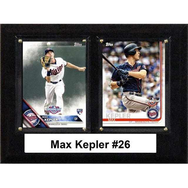 C&I Collectors 68KEPLER 6 x 8 in. MLB Max Kepler Minnesota Twins Two Card Plaque
