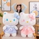 thumbnail image 2 of Sanrio-falda de dibujos animados de Hello Kitty para niños, juguete de felpa grande de 35/45/55cm, almohada para dormir, lindo gato de Anime, peluches suaves, 2 of 4