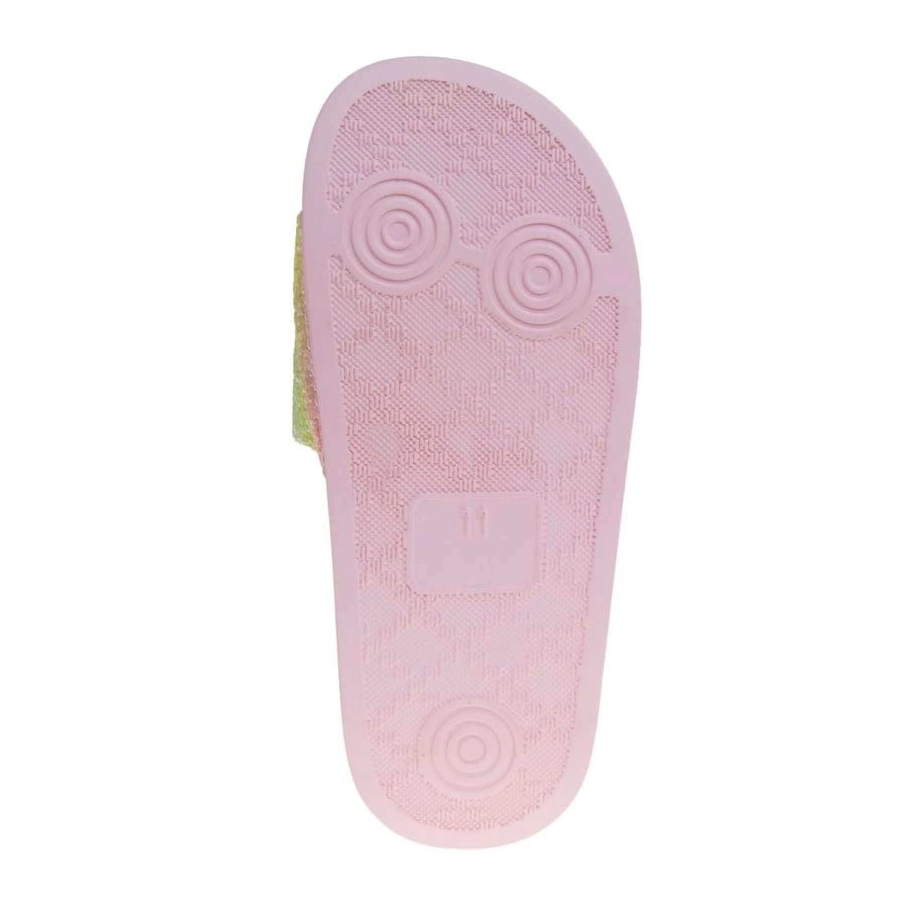 Kensie Girl Slides (Little Kid Sizes) - Pink/Multi, 13