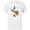 White, variant on Disney Donald Duck Fit of Anger - Short Sleeve Cotton T-Shirt for Adults - Customized-Natural