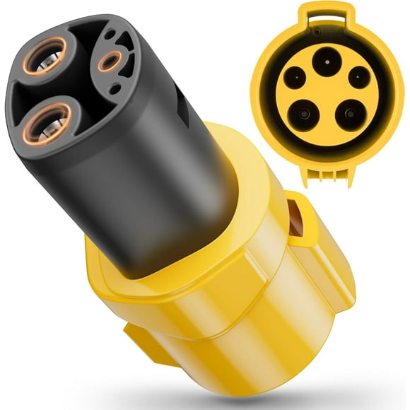 J1772 to Tesla Charging Adapter for Model 3/Y/X/S - Safety Certified, 80 Amp 240V AC Fast Charging for SAE Type 1 Chargers (EV Adapter for Tesla Cars Only)