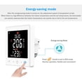 thumbnail image 2 of Chauffage au Sol à Eau Wi-Fi Thermostat 3A avec Application et Commande Vocale Écran LCD 3,5 Pouces Thermostat Programmable Intelligent avec Verrouillage pour Enfant et Prévisions Météo, 2 of 8