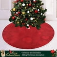 thumbnail image 6 of FMSHPON Valentine Heart Xmas Christmas Tree Skirt Stand Mat for Holiday Party Decoration Indoor Outdoor 36 inches, 6 of 6