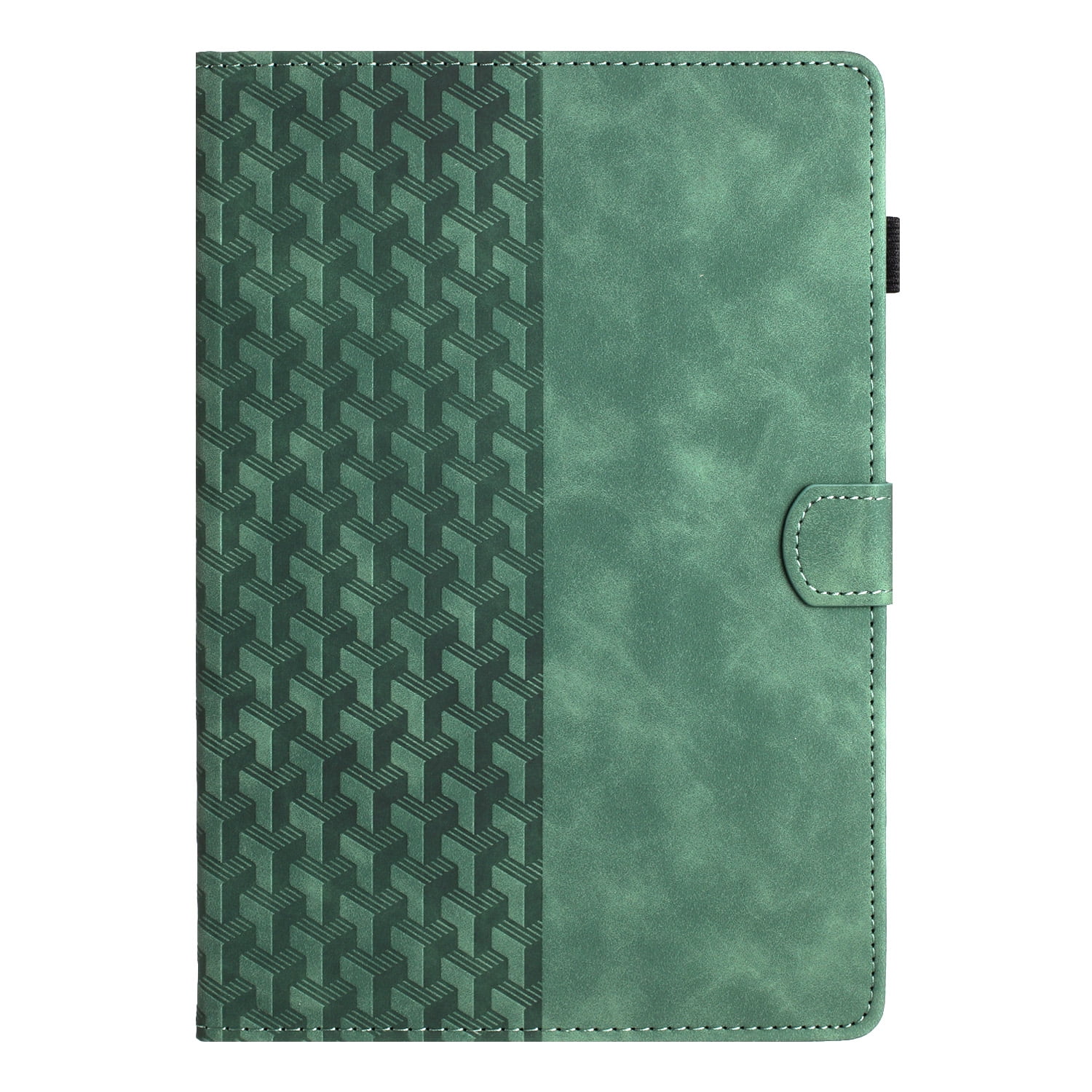 Allytechgroup Slim Case for Apple iPad Pro 11" M4 2024, Premium PU Leather Folio Flip Cover Stand Anti-Scratch Cards Slots Pencil Holder Smart Case Cover Auto Sleep Wake, Green