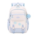 thumbnail image 2 of CUZIBR Kids Backpack School Bag Large Capacity Cute Star Pattern School Backpack Multi Pockets Water Resistant Bookbag Adjustable Padded Straps Rucksack For Teen Girls, 2 of 3