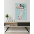 thumbnail image 3 of Parvez Taj Flower and Butterflies Canvas Wall Art, 3 of 7