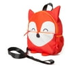 Diono Fox Character Toddler Safety Harness Backpack with Leash, Red