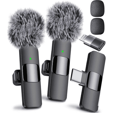 Mini Mic Pro Wireless Lavalier Microphone for iPhone and Android