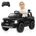 thumbnail image 1 of Costway 12V Licensed Ford Ranger Kids Ride on Car with Remote Control Storage Basket Black, 1 of 10