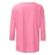 thumbnail image 5 of Camiseta de Manga 3/4 Impresa de Moda Casual de Ajuste Suelto de la Mujer de Verano Cómoda Primavera Y Verano, 5 of 6