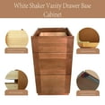 thumbnail image 3 of 3 Drawers Bathroom Vanity Base, Bathroom Drawer Storage RTA Shaker Cabinet, Maple Shaker, 18 inch, 3 of 12