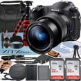 thumbnail image 1 of Sony Cámara Digital Cyber-shot DSC-RX10 IV + Trípode + Estuche + 2Pack Tarjeta de Memoria 32GB + Paño Microfibra ZeeTech, 1 of 6