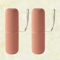 thumbnail image 3 of Shisuyan Étui Rectangulaire Rouge pour Brosse à Dents 2 Pcs 2.2*2.2*7.5 Po, 3 of 8