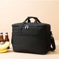 thumbnail image 1 of Fiudx Ofertas de la semana Bolsa de picnic Bandolera de hombro de 19L Bolsa de almuerzo impermeable para exteriores Bolsa aislante de película de aluminio engrosada Bolsa de picnic aislada de gran ca, 1 of 4