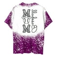 thumbnail image 4 of T-shirts Décontractés pour Femmes Haut de Baseball Manches Courtes Col Rond Hauts Courts pour Femmes Polyester 1 Pce, 4 of 6