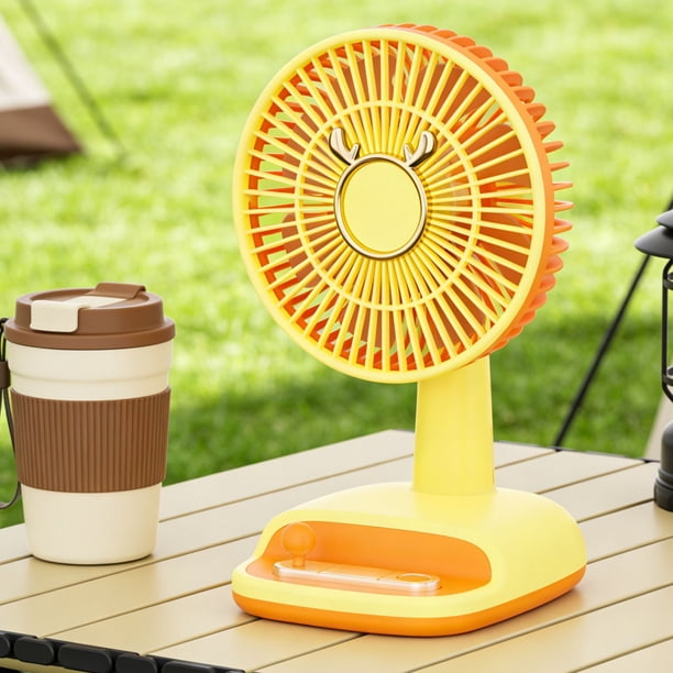 Candy Color Mini Desktop Fan USB Rechargeable Small Fan For Office Desk Summer Coolings Fan