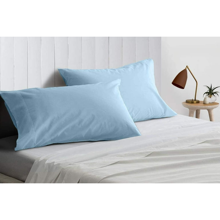 Blue Oversized Lumbar Pillow Cover, XL Long Lumbar Pillow Cover