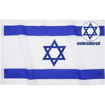Israel Flag Israeli Outdoor Flag 4x6 Feet Sewn Stripes Large Flags Heavy Duty Outdoor Vivid Color Fade-resistant