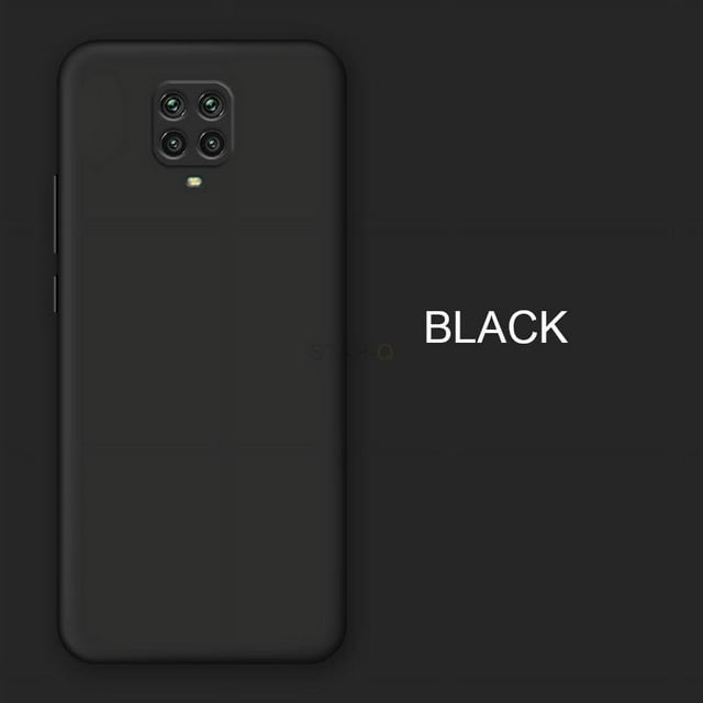 New Liquid Silicone Phone Case For Xiaomi Redmi Note 9 pro note9 9s Original Luxury Camera Protector Soft Back Cover Coque JK black redmi note10 pro max