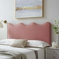 thumbnail image 5 of Modway Athena Performance Velvet Full/Queen Headboard in Dusty Rose, 5 of 11