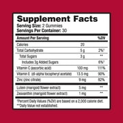 Ocuvite Eye Vitamin & Mineral Supplement, Eye Health Adult Gummies, Contains Lutein & Zeaxanthin, 60 Gummies