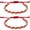 Dark Red+Khaki, variant on Braided Rope Bracelets, Plaid Pattern Adjustable Woven Cord Handmade String Stylish Accessory Dark Red+Khaki -