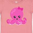 thumbnail image 4 of Inktastic Cute Octopus, Little Octopus, Baby Octopus, Hearts Girls Baby T-Shirt, 4 of 5