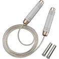 thumbnail image 1 of Skipping Rope Adult Fitness, Weighted Jump Rope Extra Thick 5mm, Adjustable 3M Length Speed Jump Rop, 1 of 5
