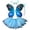 Blue, variant on Little Girls Skirts Fairy With Colorful Magical Performance Set With Hairband Wing And Magic Wand Kids Ballet Dance Dress Outfit Size 4-11T