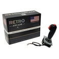 thumbnail image 2 of Arcade Flight Yoke Stick Joystick, Eight Way Joystick with Two fire Buttons and Firm Grip, 2 of 4