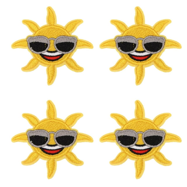 Embroidered Patch,10pcs Patches Lovely Sunflower Patches Patches Sew Smooth Operation
