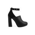 thumbnail image 2 of Zapato Negro Ajuste En Tobillo Y Cierre Tarsero Tacón 12Cm Mundo Terra 030154, 2 of 3