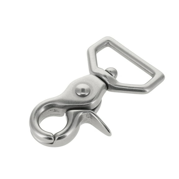 3002A Nickel Matte, Swivel Trigger Snap, Solid Brass-LL, 1"