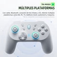thumbnail image 2 of Control Joystick Inalámbrico Thunderobot G45 Pro para Nintendo Switch Controles Bluetooth Android Gamepad de PC Gamer Blanco, 2 of 11