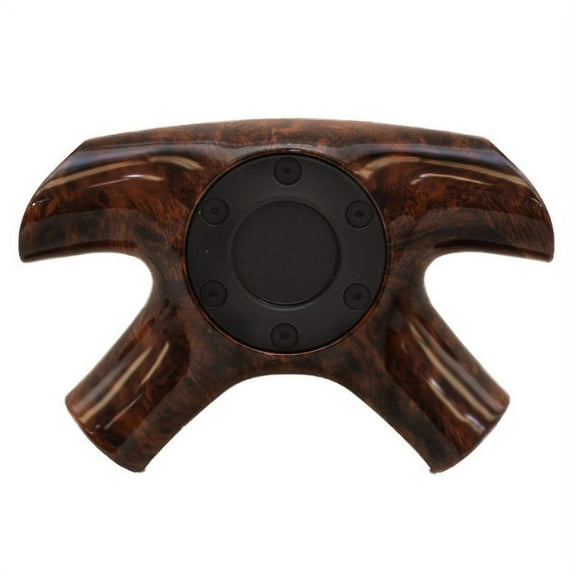 Crownline Boat Steering Wheel Pad 40006 | 8 1/4 x 3 3/4 Inch Woodgrain