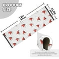 thumbnail image 5 of Yayeee Runner Rug for Bedroom 2'x6' Machine Washable Hallway Non Slip Mat, Cute Santa Hats Pattern, 5 of 8
