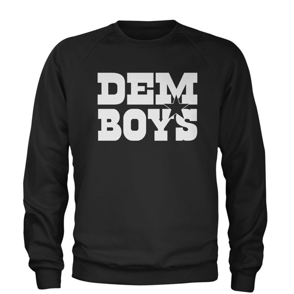 Dem Boys Dallas Football Adult Crewneck Sweatshirt