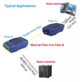 thumbnail image 2 of Convertidor RS485 A Fibra Óptica. Módulo Transceptor de Puerto Serie A SC. Adaptador RS422 RS232 Monomodo para Riel DIN., 2 of 5