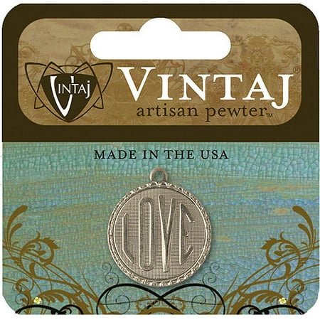 - Vintaj Metal Accent, Love Token, 19mm, 1pk