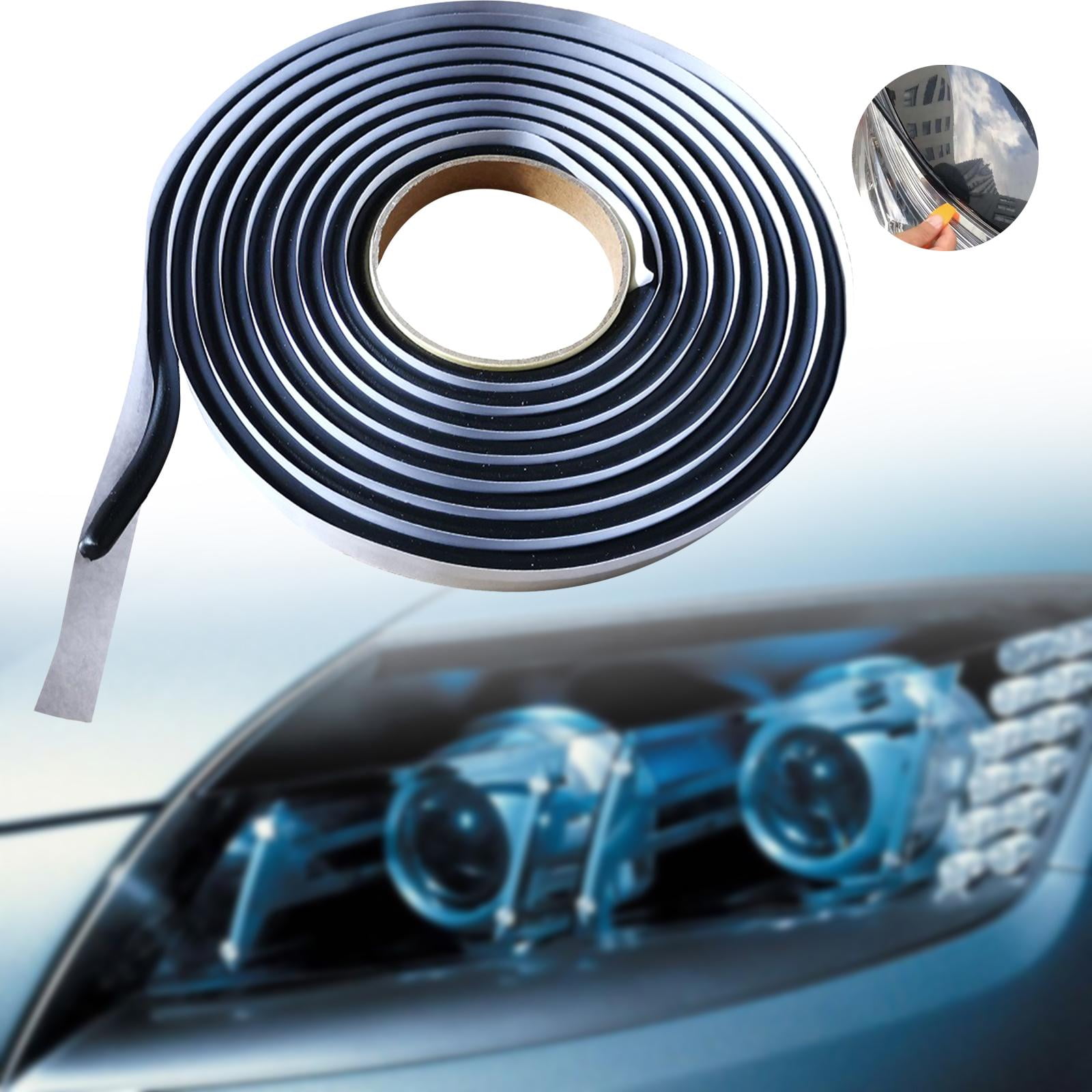 Zxpjkyu Butyl Sealant Tape Butyl Rope Butyl Rubber Sealant for RV Window Door Windshield 8mm