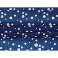 thumbnail image 4 of oneOone Velvet Royal Blue Fabric Dots Sewing Craft Projects Fabric Prints By Yard 58 Inch Wide, 4 of 5
