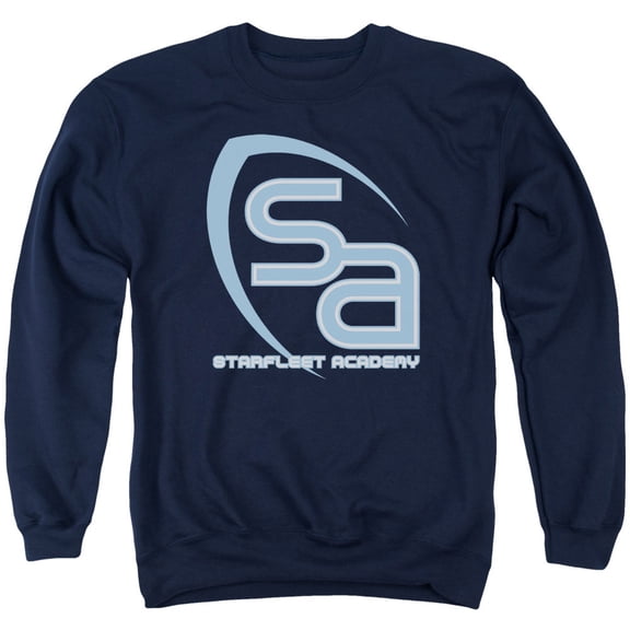 Star Trek Sa Logo Adult Crewneck Sweatshirt Navy