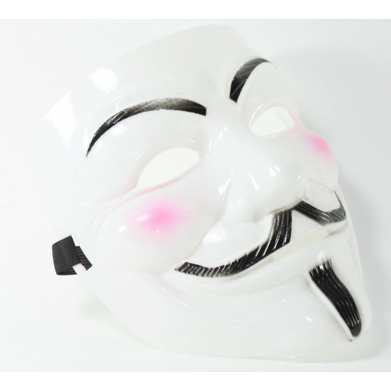 Gmasking V for Guy Fawkes Anonymous Cosplay Mask Resin Hacker Halloween  Party Costume Props