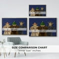 thumbnail image 4 of Christmas Labradors, Three Kings - Framed Gallery Wrapped Holiday Canvas - 27 x 41 - Gold Frame, 4 of 8