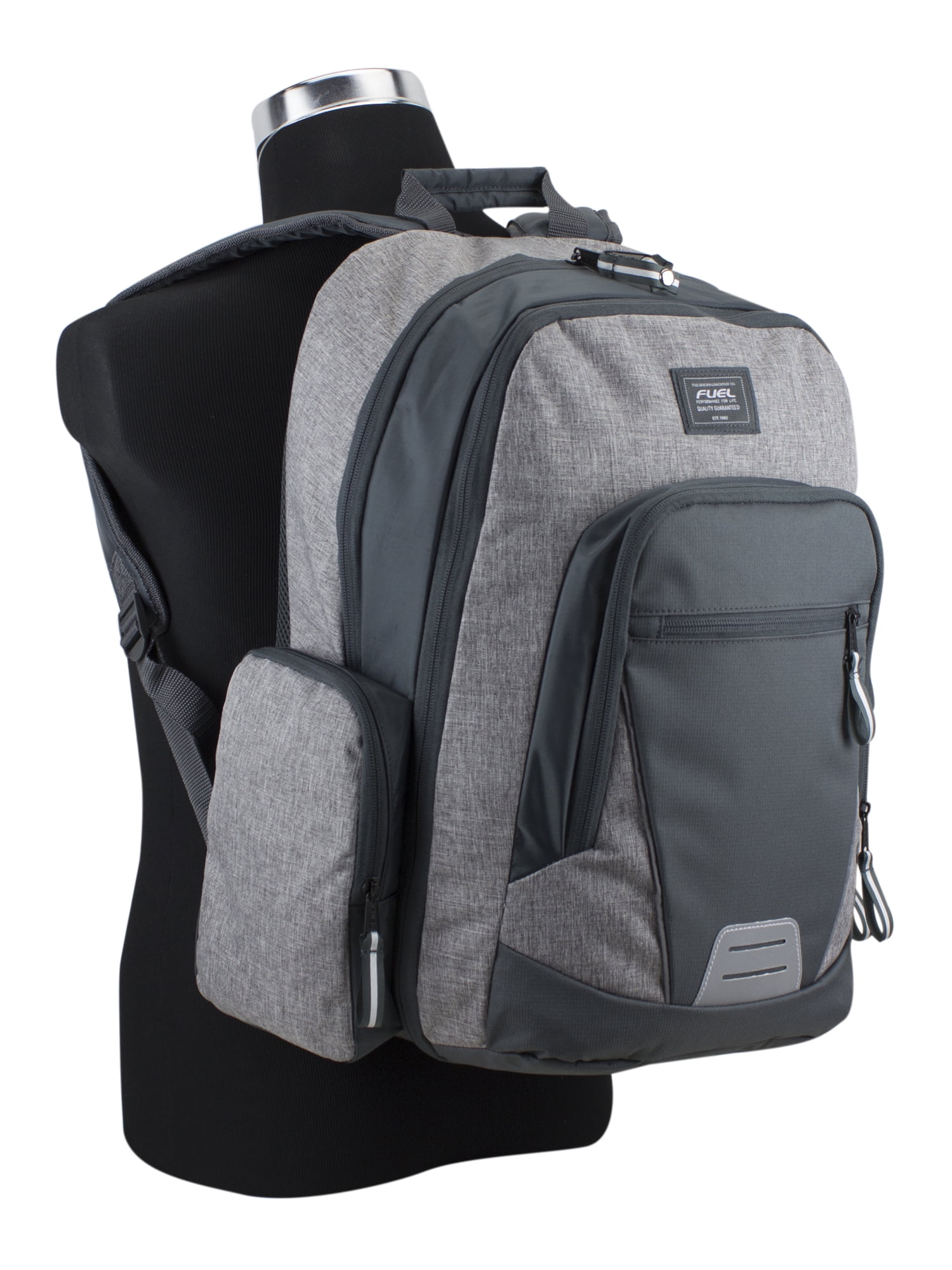 Fuel City Explorer Expandable Backpack, Grey